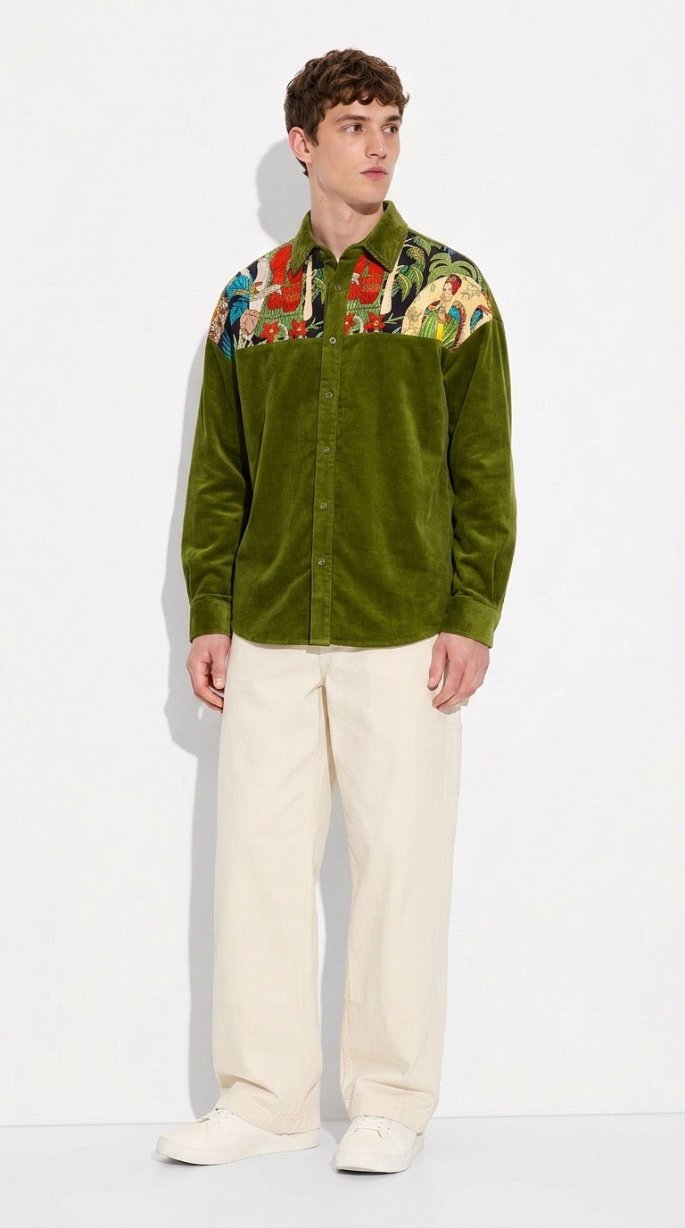 Fridas Garden Light Green Shirt