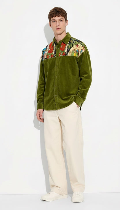 Fridas Garden Light Green Shirt