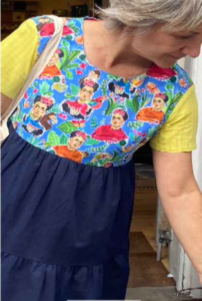 Blue & Yellow Frida