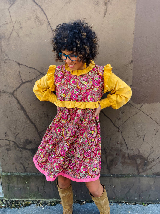 Yellow Flower Dress