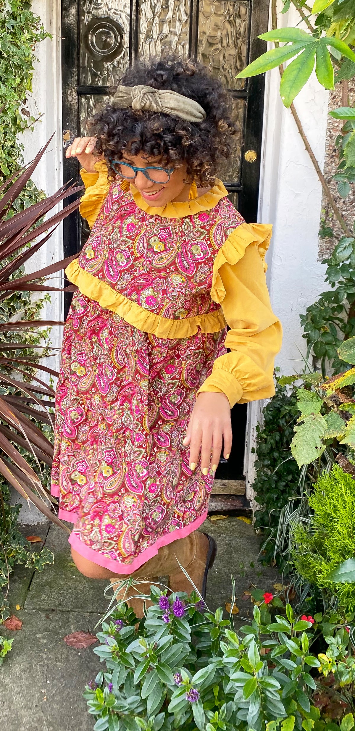 Yellow Flower Dress
