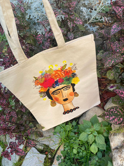 Monobrow Tote Bag