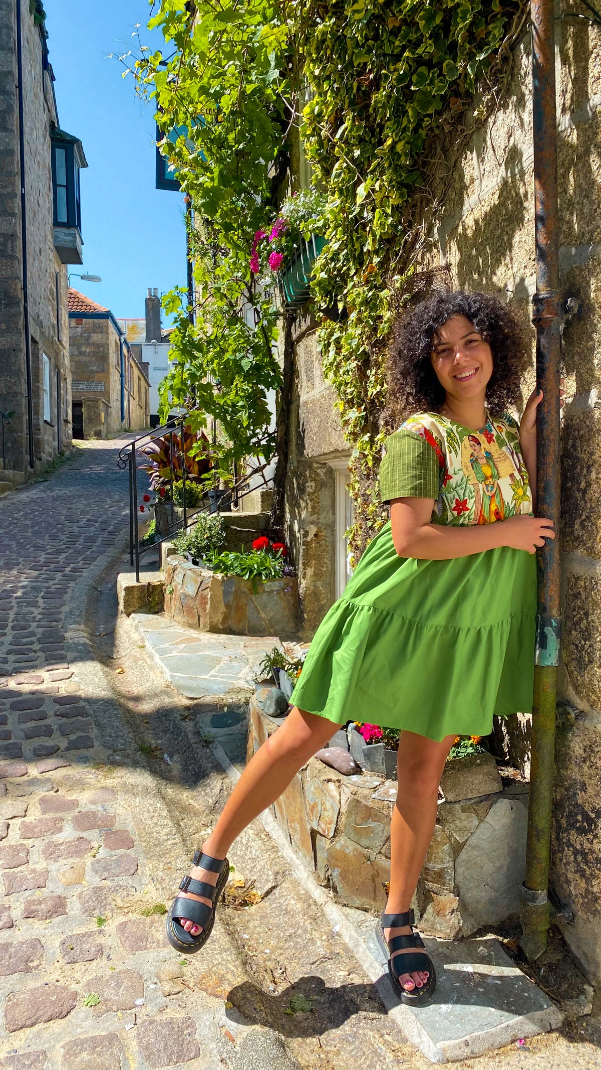 Green Frida dress
