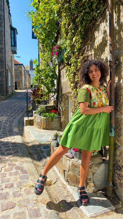 Green Frida dress