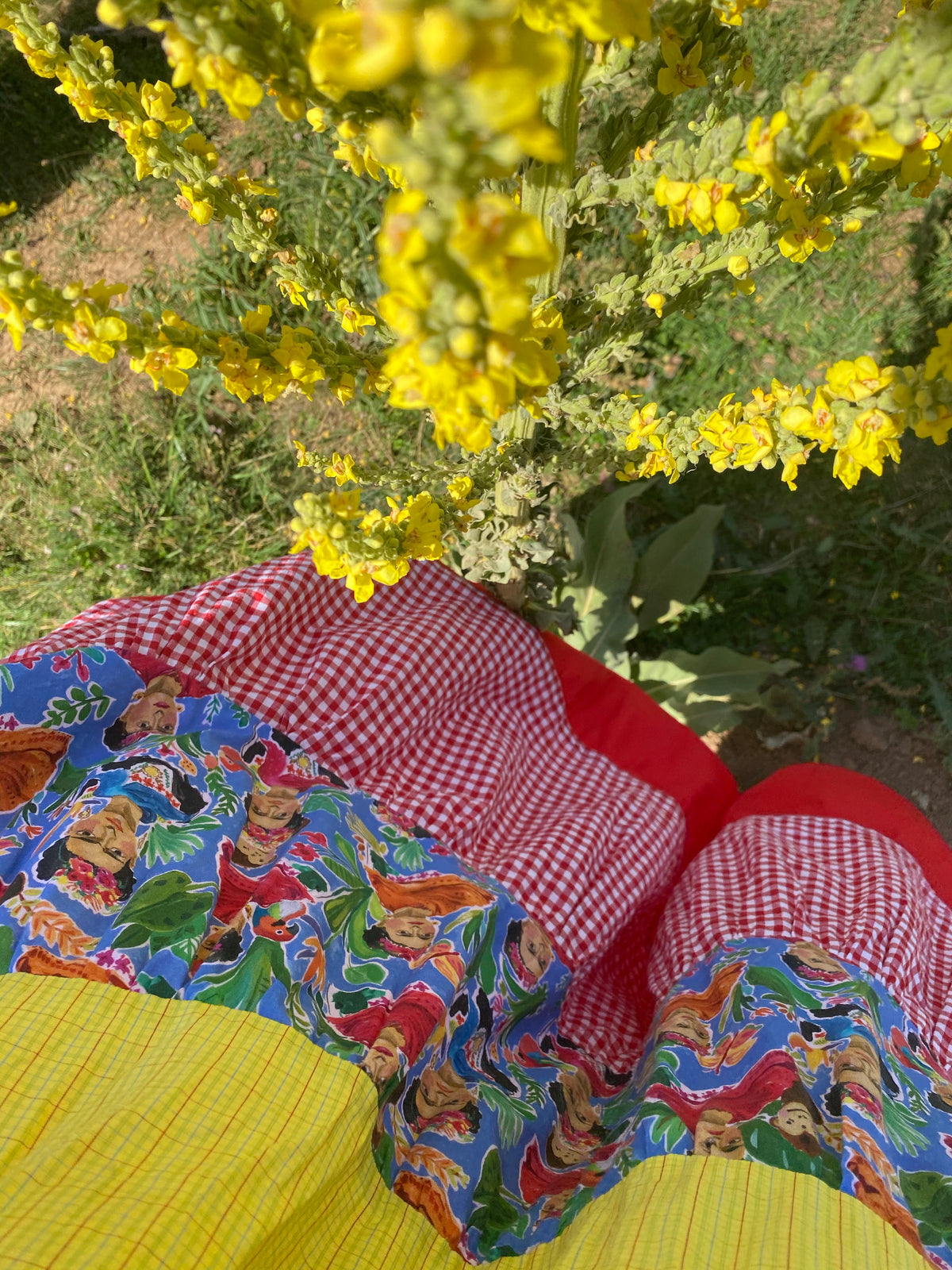 Blue I am Frida Dress